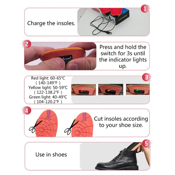 Cozy Feet Heated Insoles