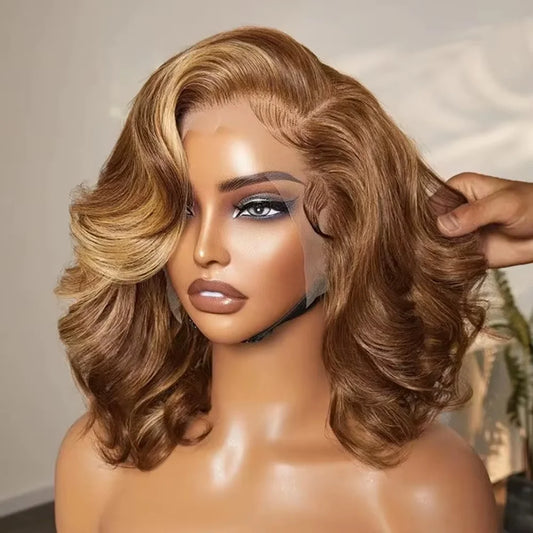 Effortless Glam Honey Blonde Wig